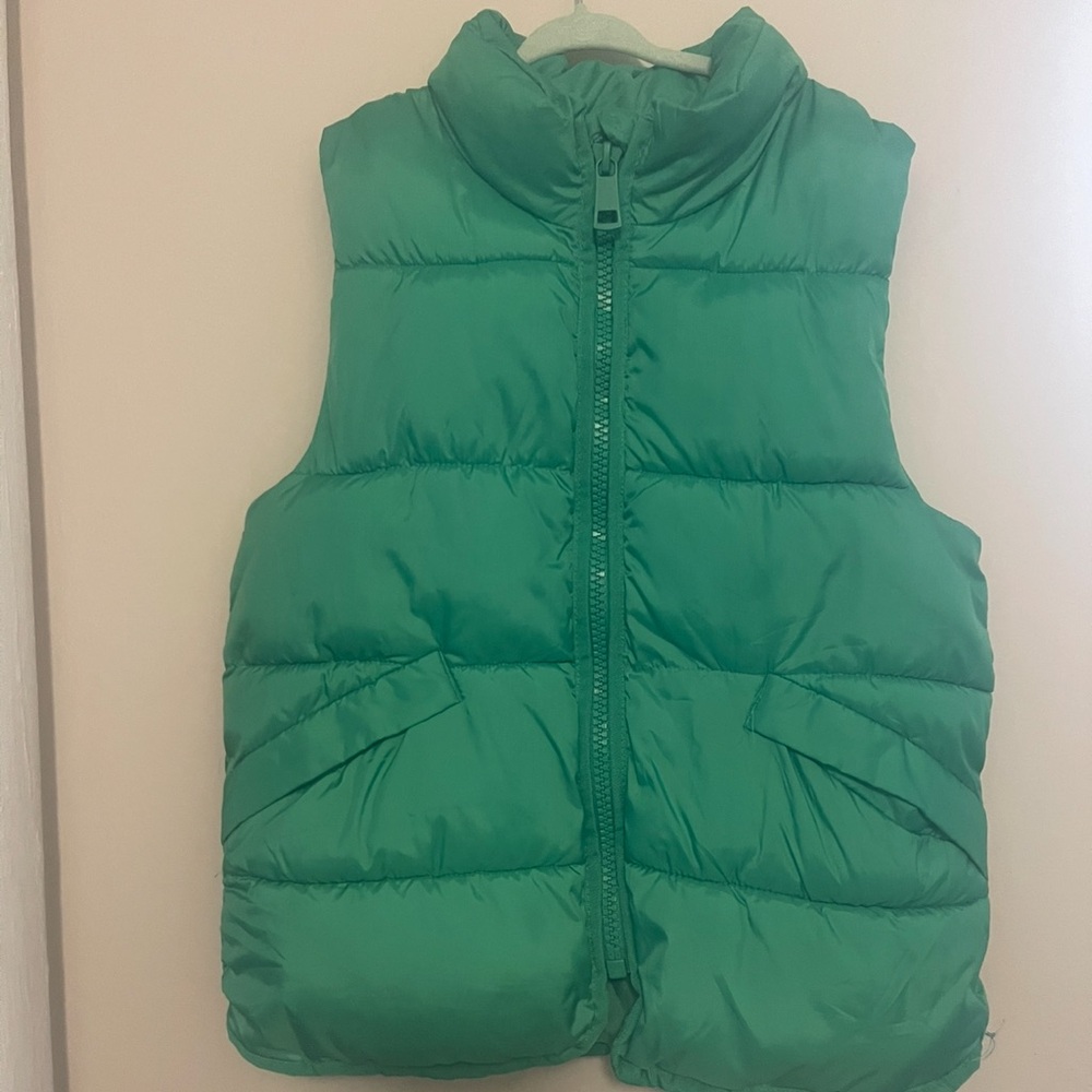 H&M Teal Quilted Kids Puffer Vest